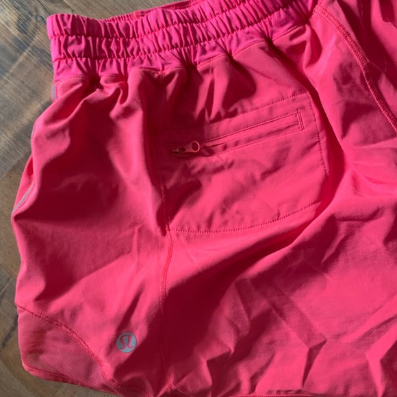 Pink Lululemon shorts. - Picture 4 of 5